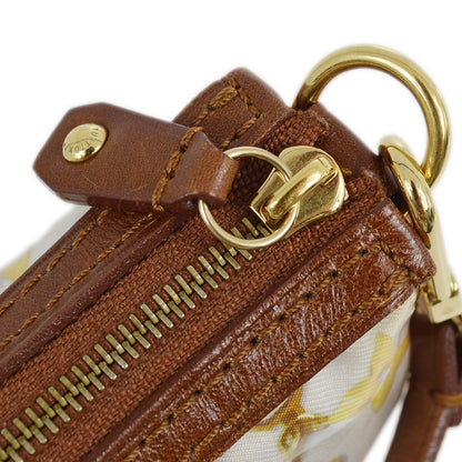 Louis Vuitton Charms Pochette PVC Over Printed Silk, Brown, Leather, Clutch