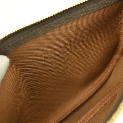 Louis Vuitton Mini pochette accessoires Canvas, Brown, Canvas, Clutch