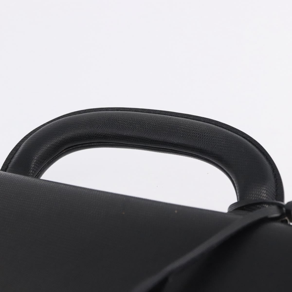 Celine Cartable Business Leather, Black, Leather, Briefcase