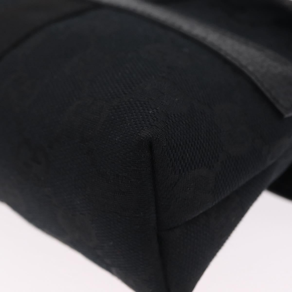 Gucci Buckle Waist GG Canvas, Black, Canvas, Handbag