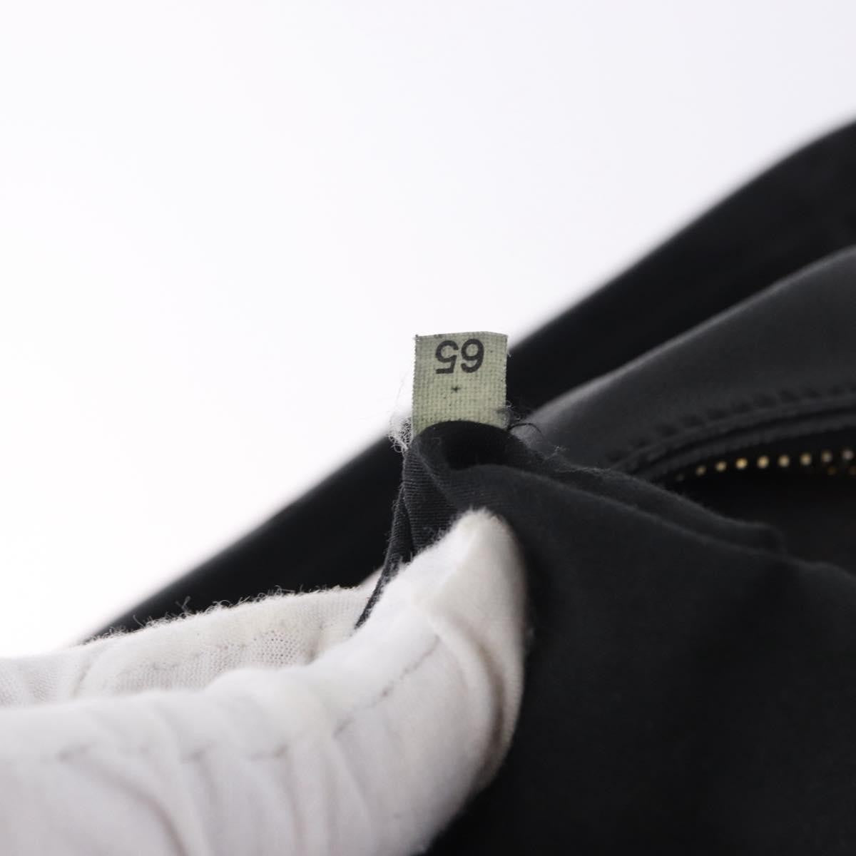 Miu Miu Zip Front Pocket Shopping Tote Leather, Black, Leather, Shoulder Bag