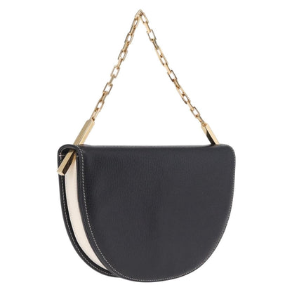 Fendi Shoulder Leather, Black, Leather, Shoulder Bag