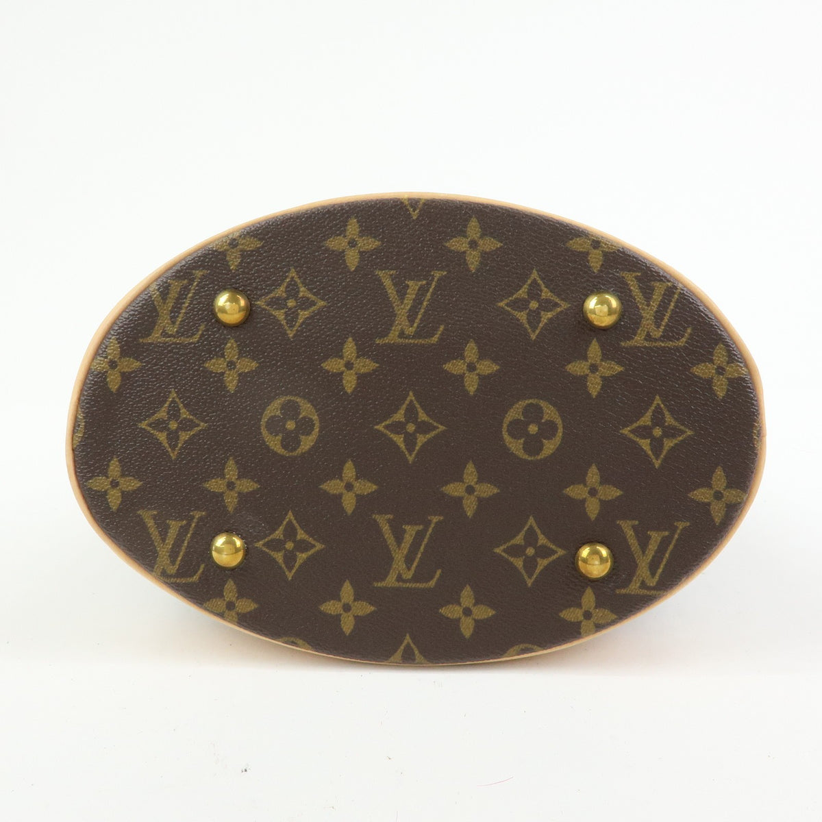 Louis Vuitton Petit Bucket Monogram Canvas, Brown, Canvas, Handbag