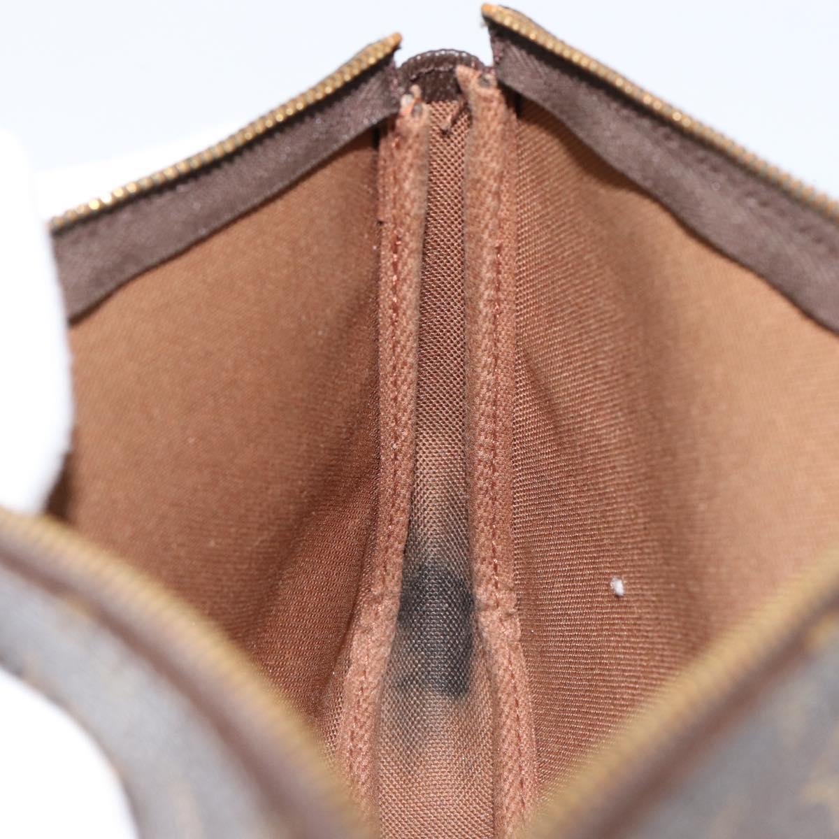 Louis Vuitton Pochette Accessoires Monogram Canvas, BROWN, CANVAS, Clutche & pouche