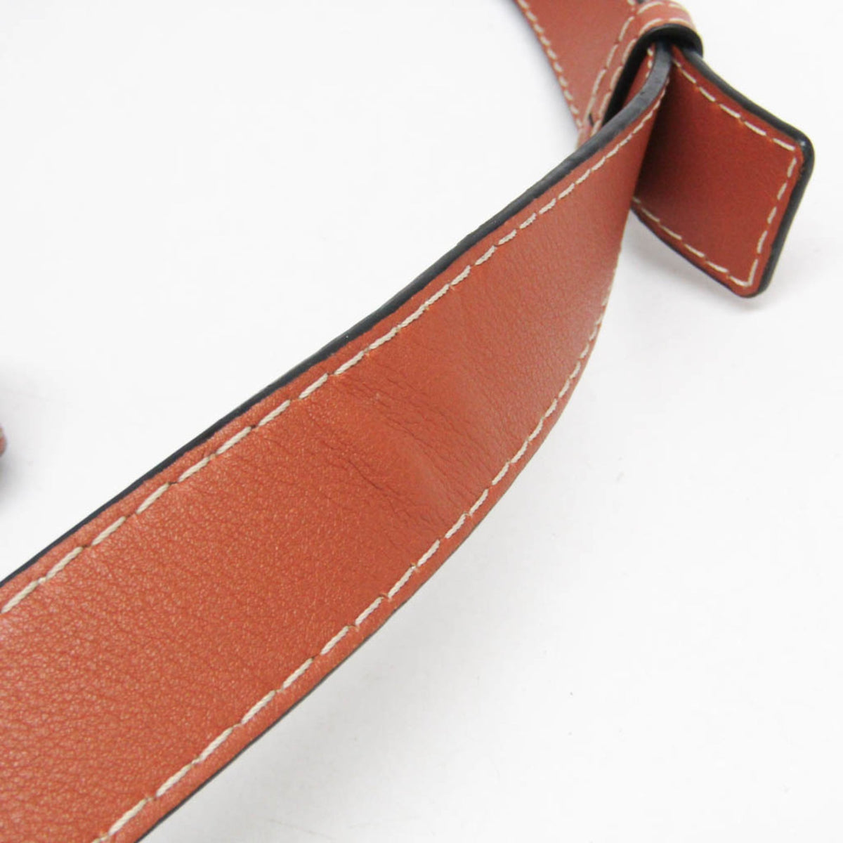Loewe Hammock Leather and Canvas, Brown, Leather, Handbag