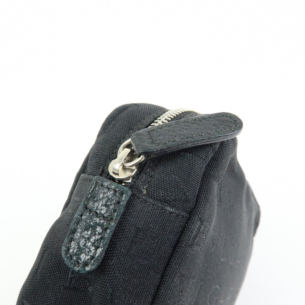 Bvlgari Pouch Canvas, Black, Canvas, Clutch