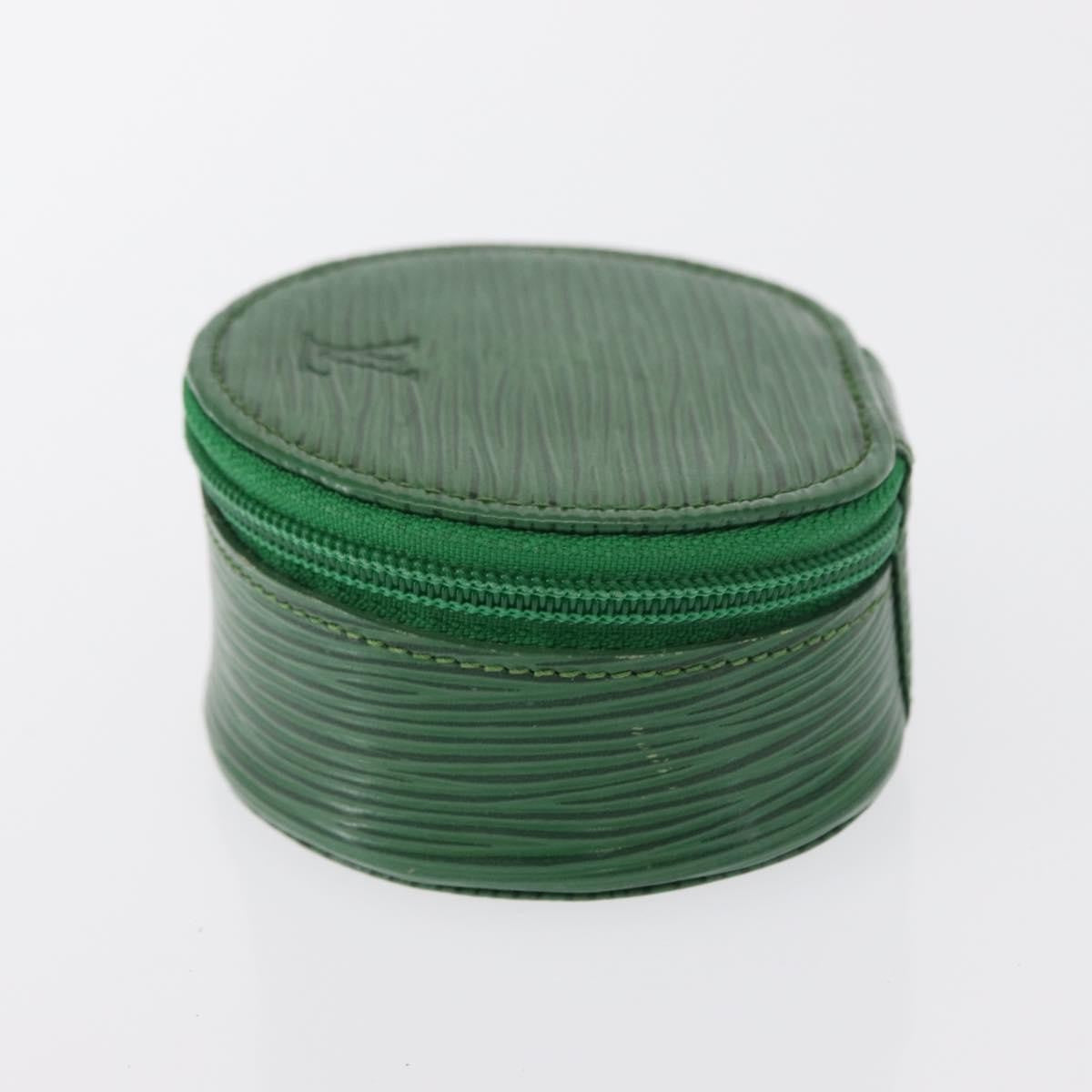 Louis Vuitton Ecrin Bijoux Epi Leather, Green, Leather, Jewelry Set