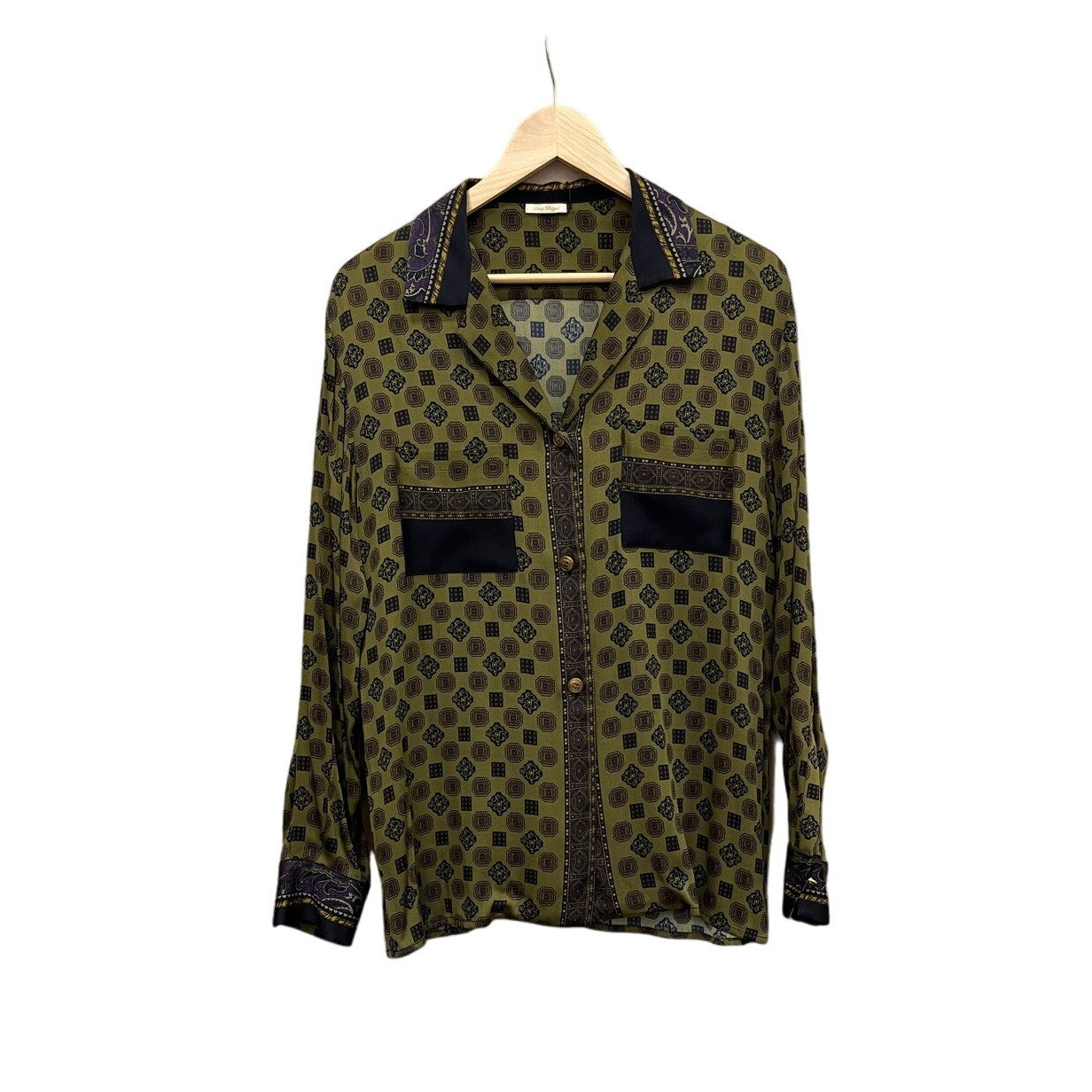 True Royal Button Up Shirt 42 IT Multicolor