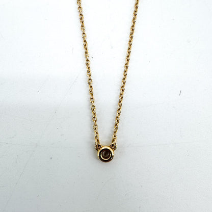 Tiffany & Co. Elsa Peretti Diamonds By The Yard Pendant 18K Yellow Gold with Diamond, Gold, Yellow Gold, Necklace