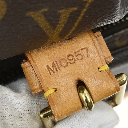 Louis Vuitton Vintage Montsouris Monogram Canvas, Brown, Canvas, Backpack