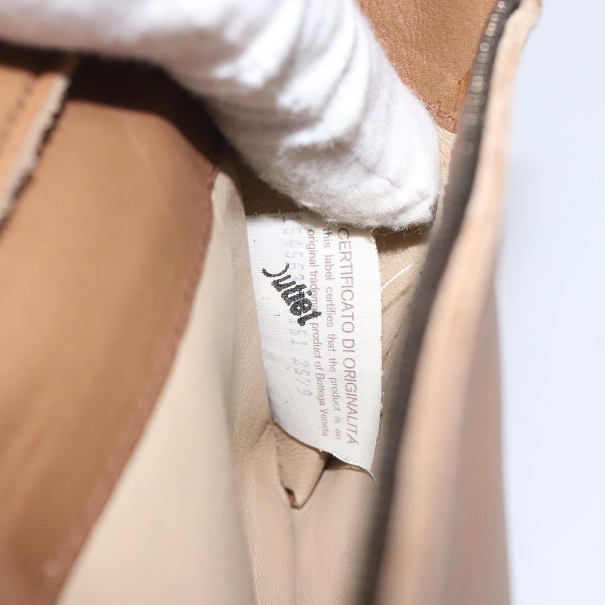Bottega Veneta Vintage Front Pocket Waist Leather, Brown, Leather, Clutch