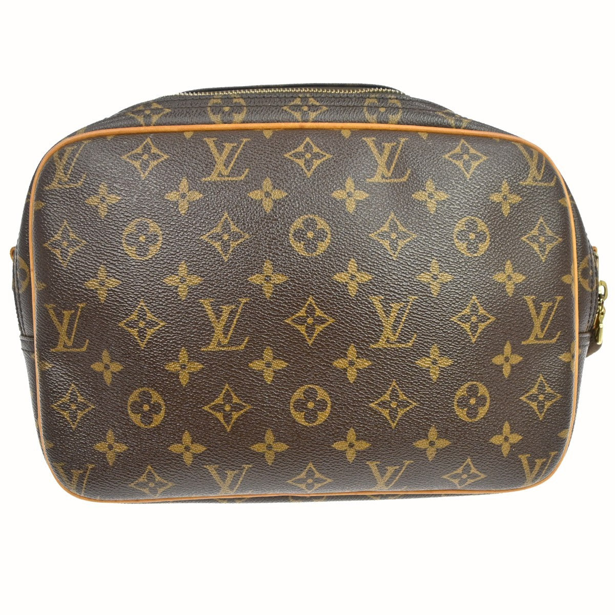 Louis Vuitton Reporter Monogram, Brown, Canvas, Shoulder Bag