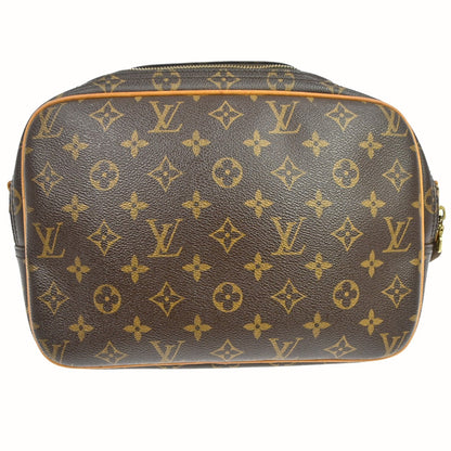 Louis Vuitton Reporter Monogram, Brown, Canvas, Shoulder Bag
