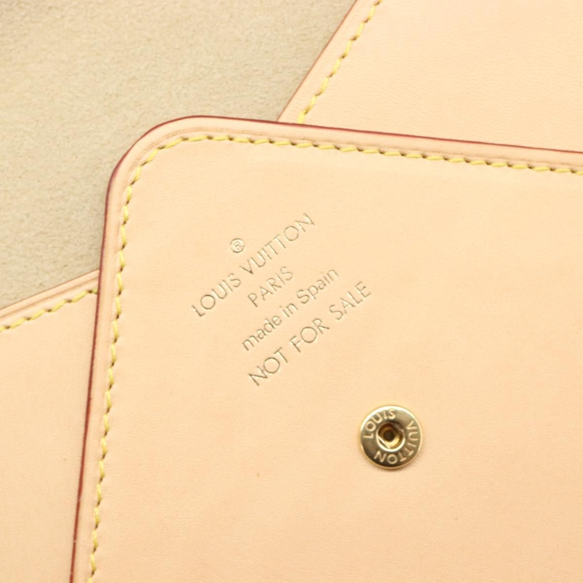 Louis Vuitton Rivets Envelope Clutch Leather, Beige, Leather, Clutch