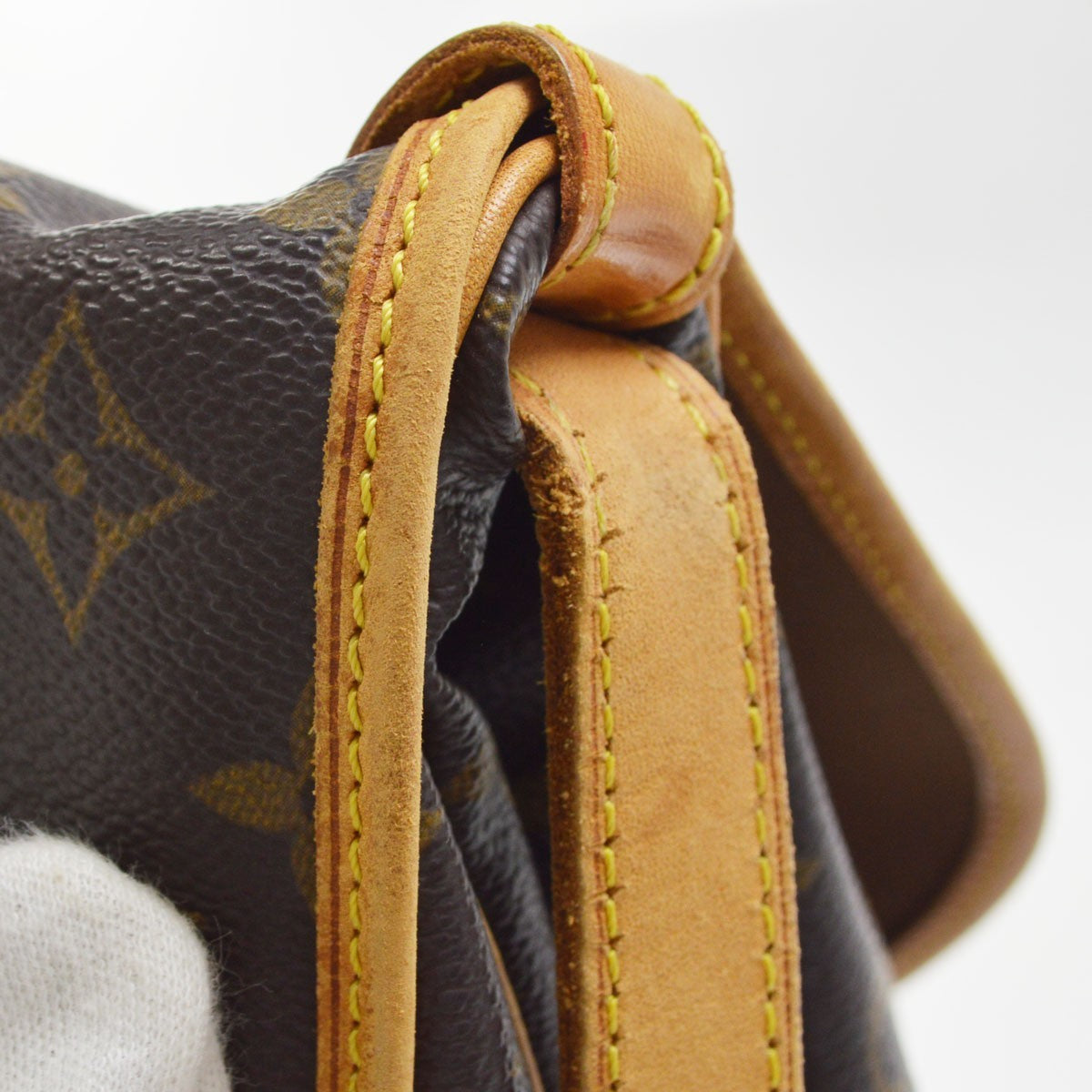 Louis Vuitton Saumur Monogram Canvas, Brown, Canvas, Handbag