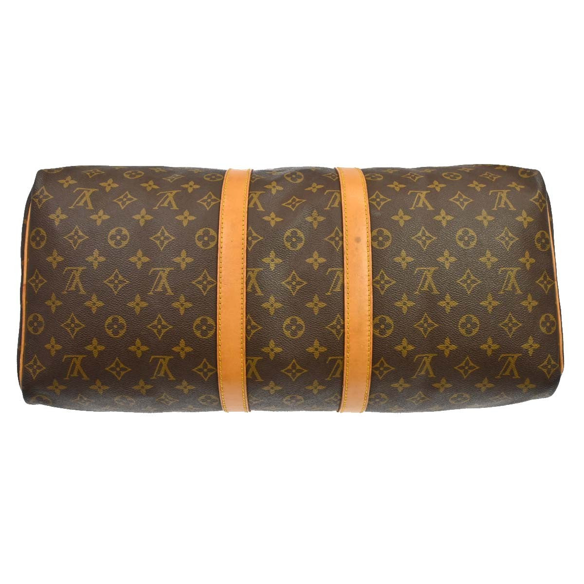 Louis Vuitton Keepall Monogram, Brown, Canvas, Travel Bag