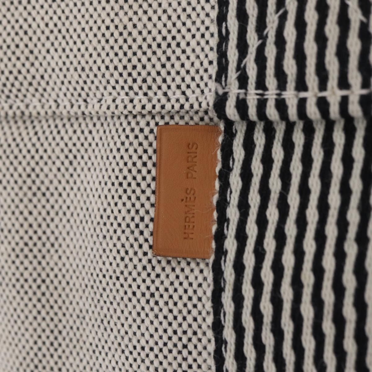 Hermes Fourre Tout Canvas, Gray, Canvas, Tote Bag
