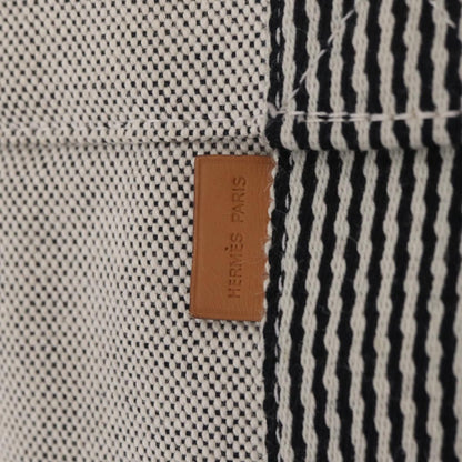 Hermes Fourre Tout Canvas, Gray, Canvas, Tote Bag