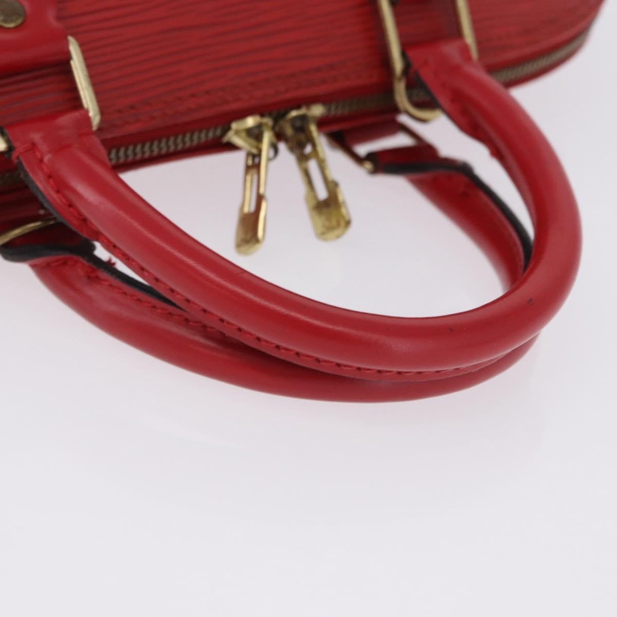 Louis Vuitton Vintage Alma Epi Leather, Red, Leather, Handbag