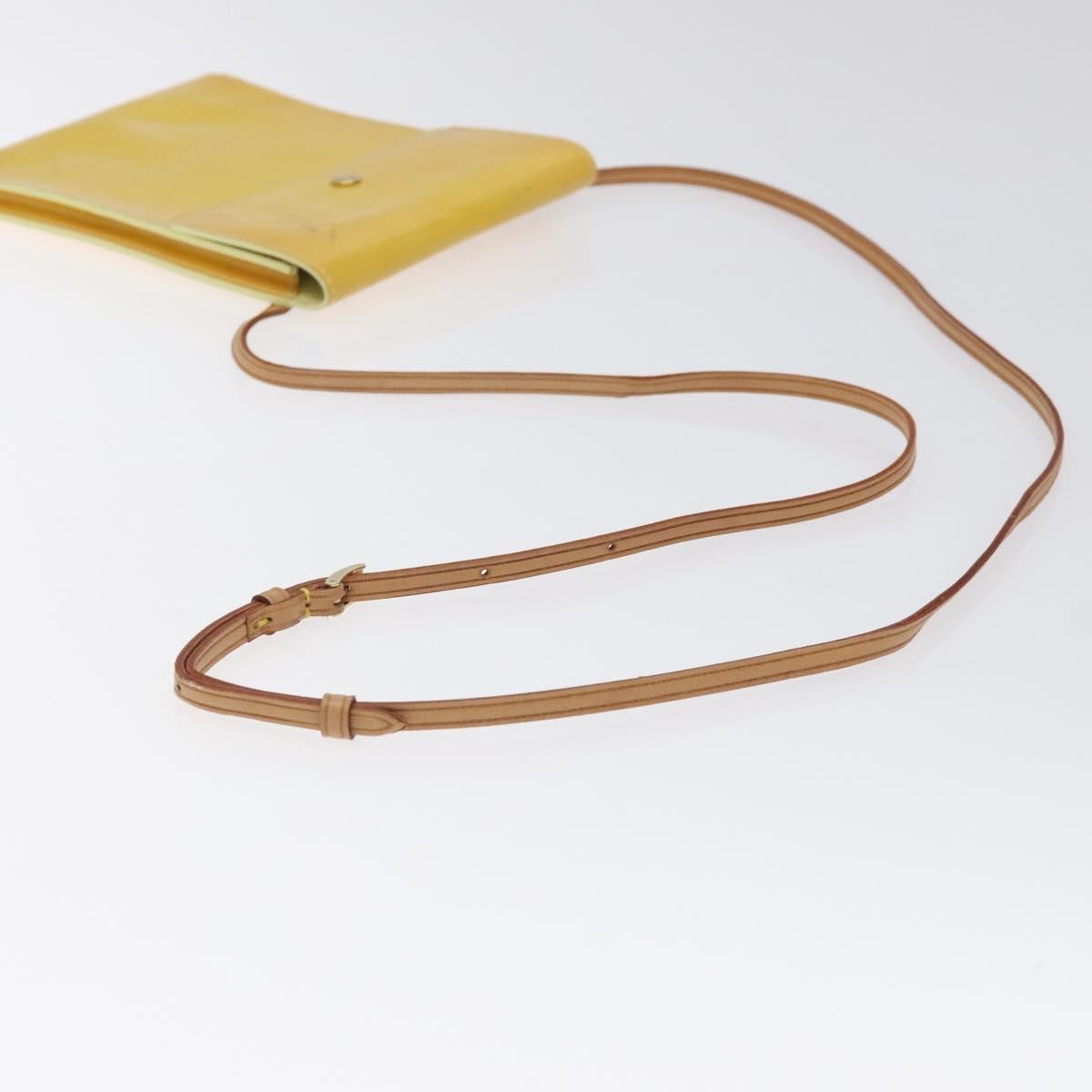 Louis Vuitton Kenmare Shoulder Patent leather, Yellow, Patent Leather, Clutch