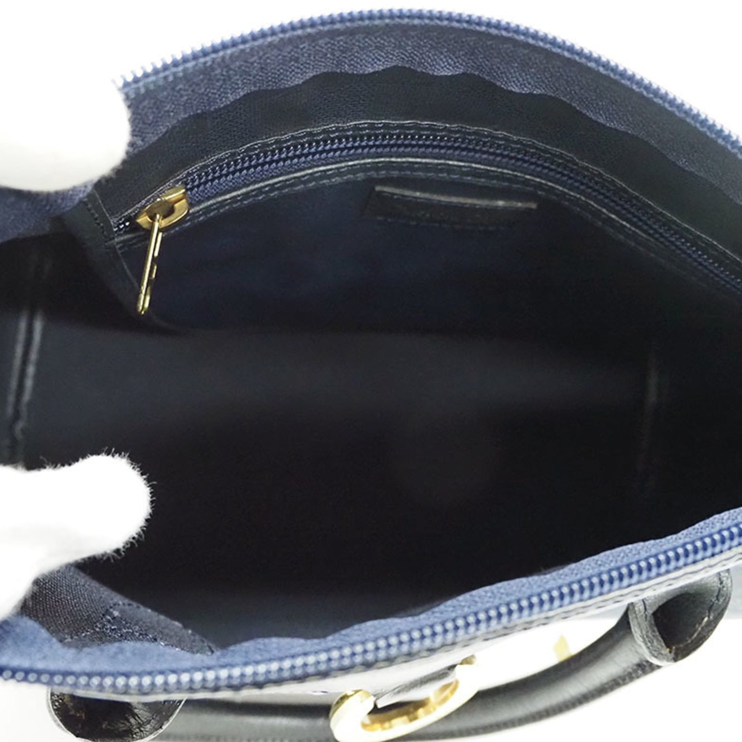 Dior, Navy, Canvas, handbag