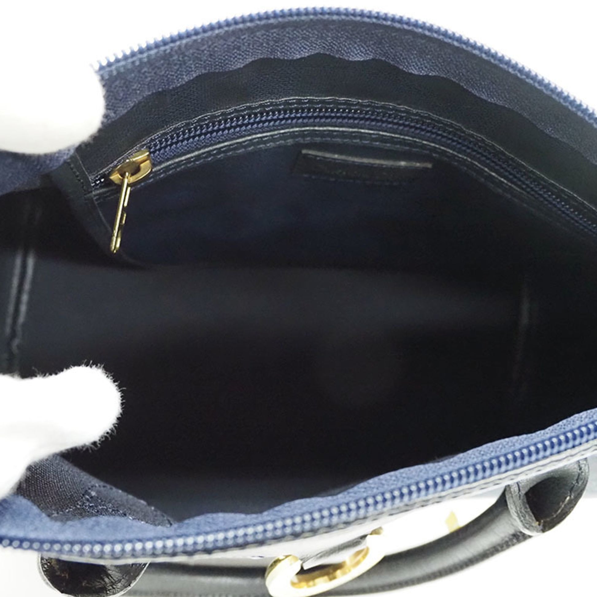 Dior, Navy, Canvas, handbag