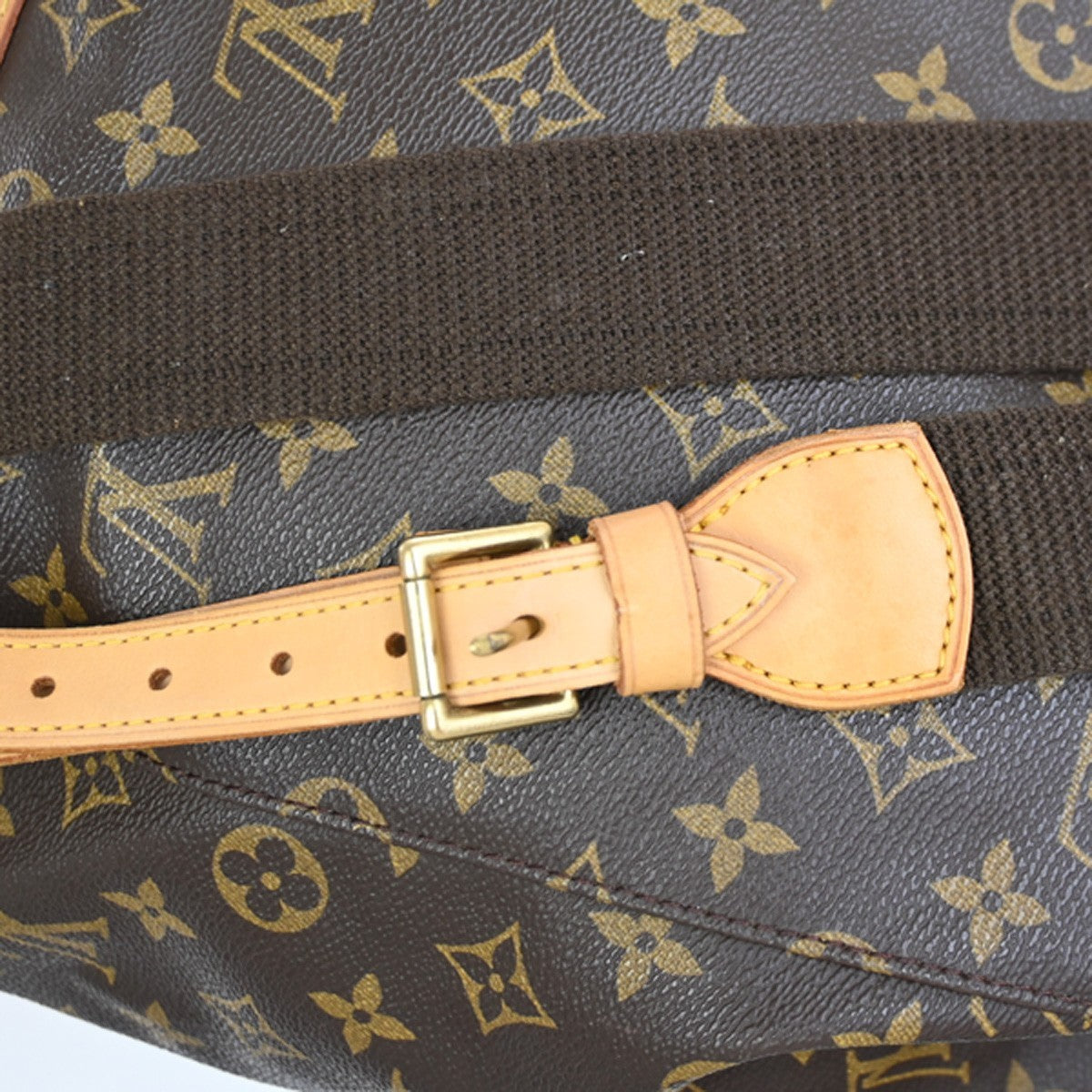 Louis Vuitton Montsouris Monogram, Brown, Canvas, Backpack