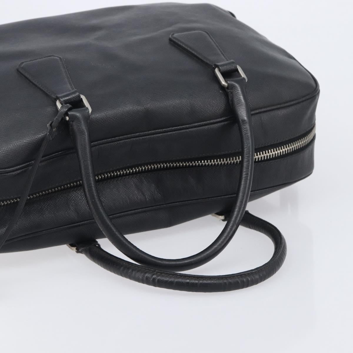 Prada Vintage Leather, Black, Leather, Handbag