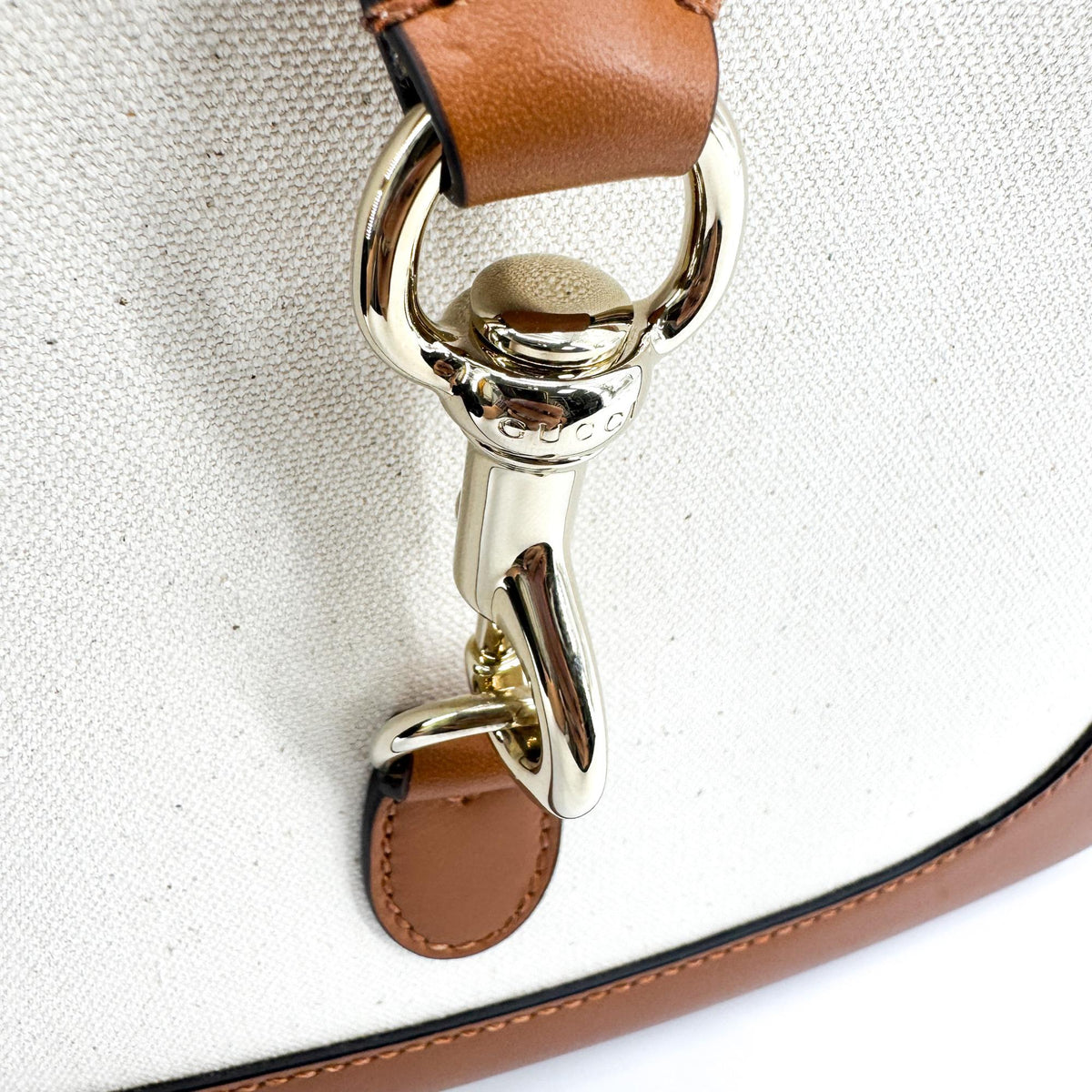 Gucci Jackie 1961 Hobo Leather, Brown, Leather, Shoulder Bag