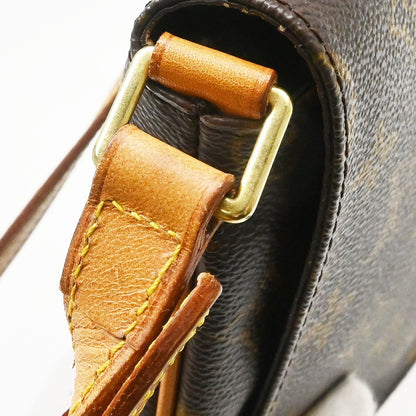 Louis Vuitton Musette Tango Monogram Canvas, Brown, Canvas, Shoulder Bag