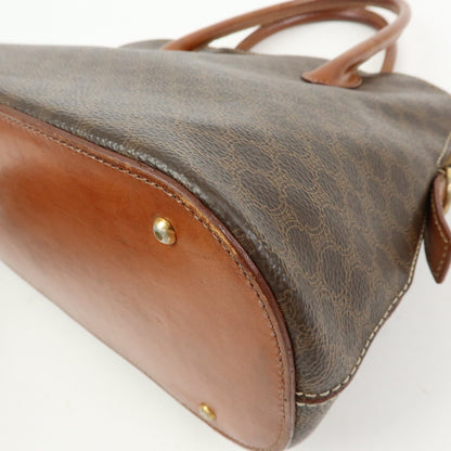 Celine Vintage Handbag Toile Céline, Brown, Canvas, Handbag