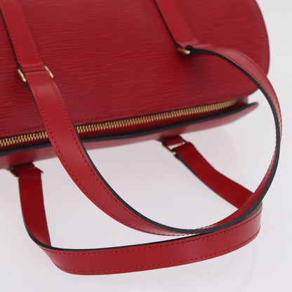 Louis Vuitton Soufflot Epi Leather, Red, Leather, Tote Bag