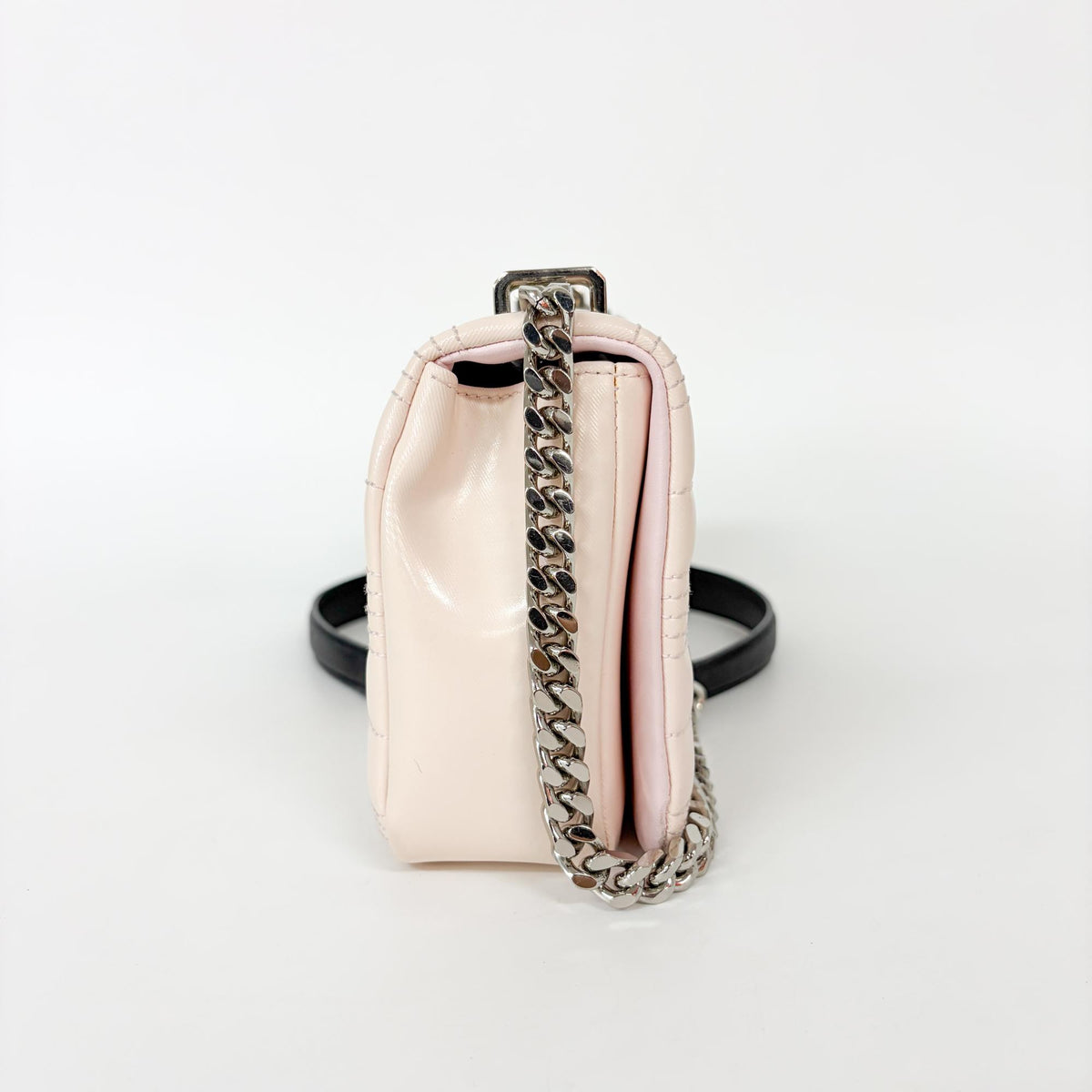 Burberry Lola Bum Quilted Lambskin, Pink, Calfskin, Handbag