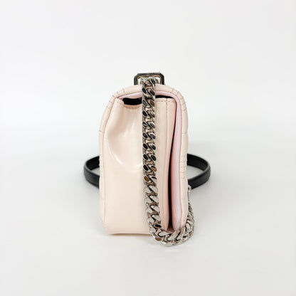 Burberry Lola Bum Quilted Lambskin, Pink, Calfskin, Handbag