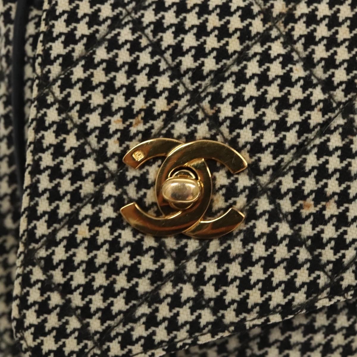 Chanel Vintage Front Pocket Camera Canvas, White, Canvas, Shoulder Bag