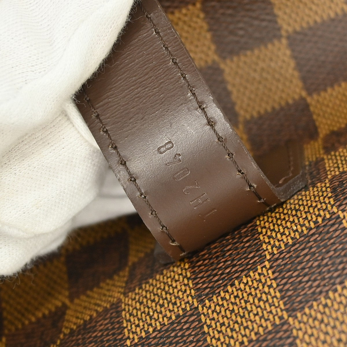 Louis Vuitton Broadway Damier Ebene, Brown, Canvas, Handbag
