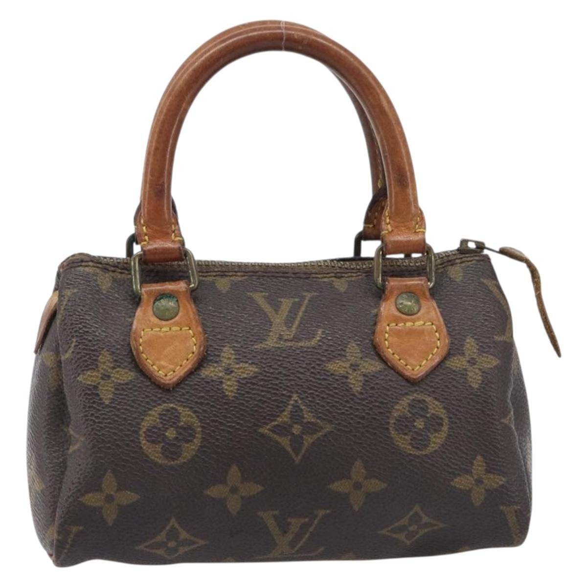 Louis Vuitton Speedy Mini HL Monogram Canvas, Brown, Canvas, Handbag