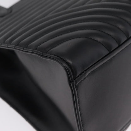 Prada Double Zip Diagramme Quilted Leather, Black, Leather, Tote Bag