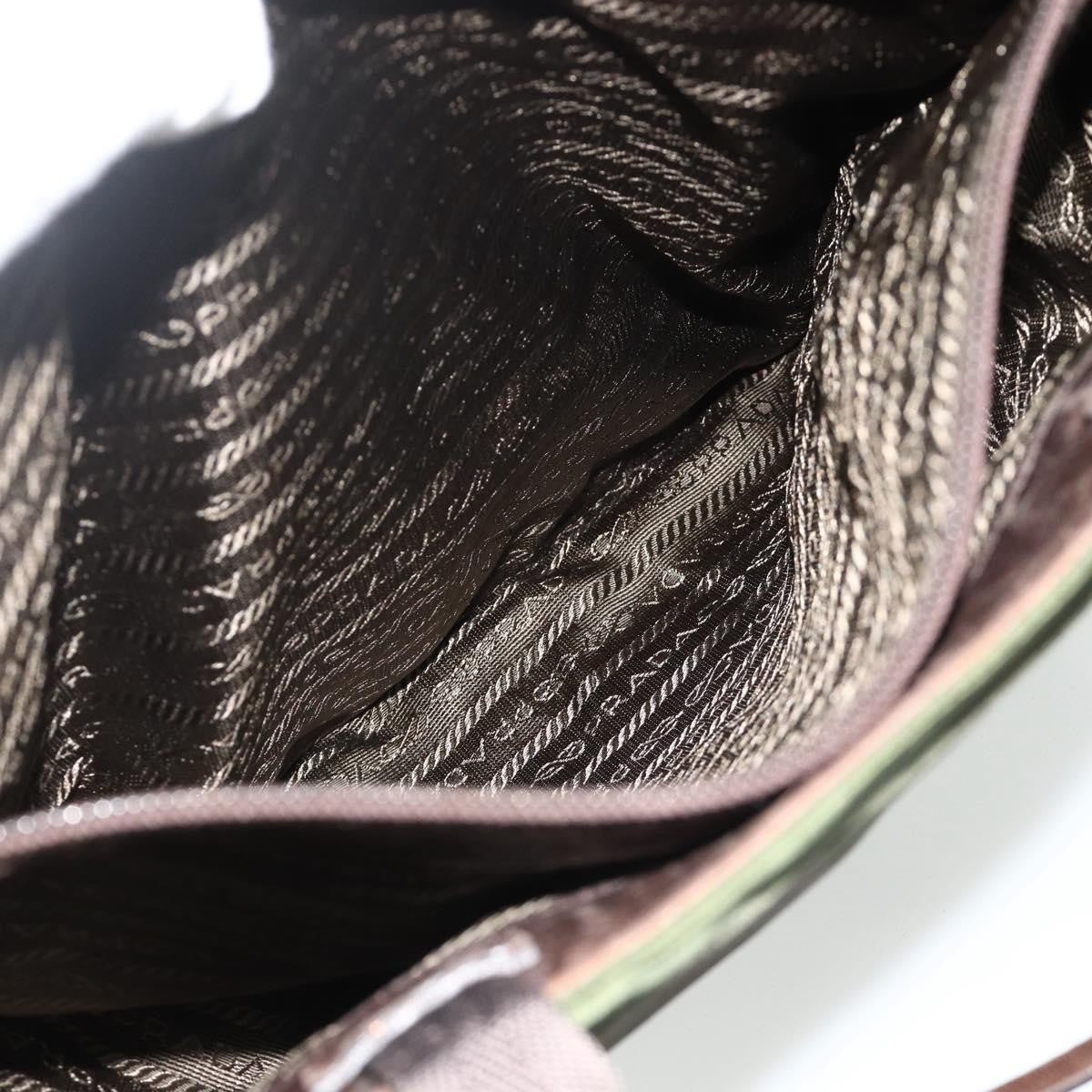 Prada Zip Tote Tessuto, Khaki, Nylon, Tote Bag