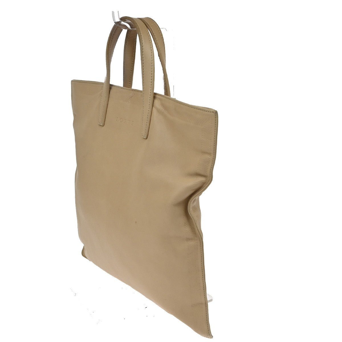 Loewe Vintage Leather, Beige, Leather, Tote Bag