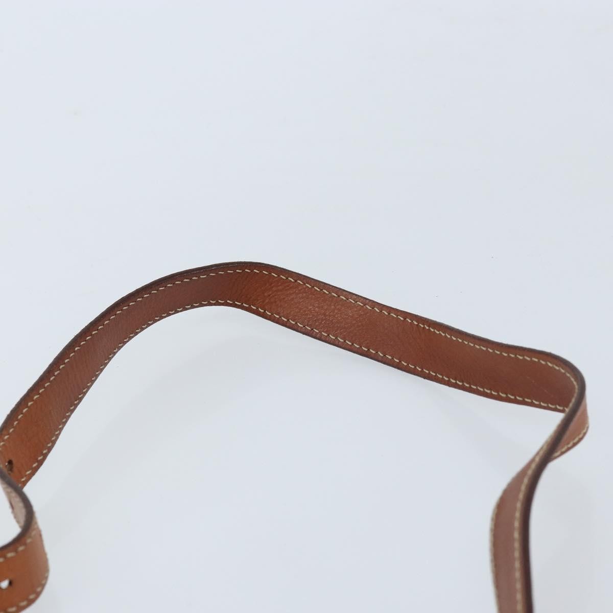 Celine Vintage Macadam Canvas and Leather, Brown, PVC, Shoulder Bag