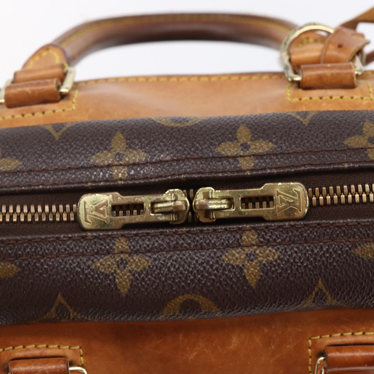 Louis Vuitton Deauville Handbag Monogram Canvas, BROWN, CANVAS, Handbag