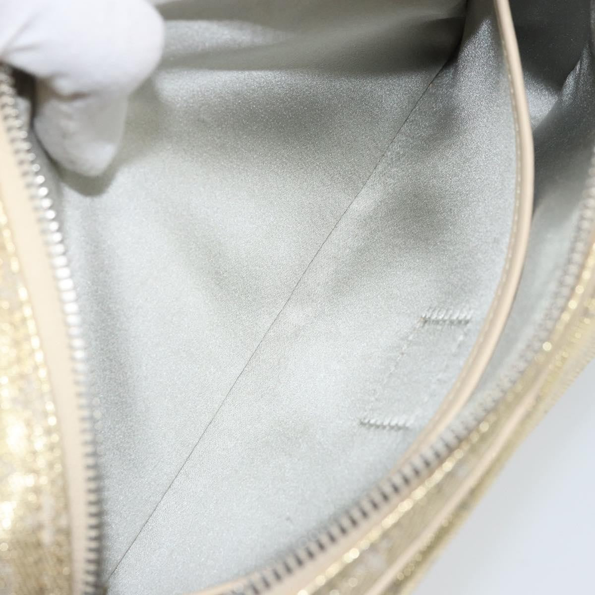 Louis Vuitton McKenna Mini Lin, Gold, Canvas, Shoulder Bag
