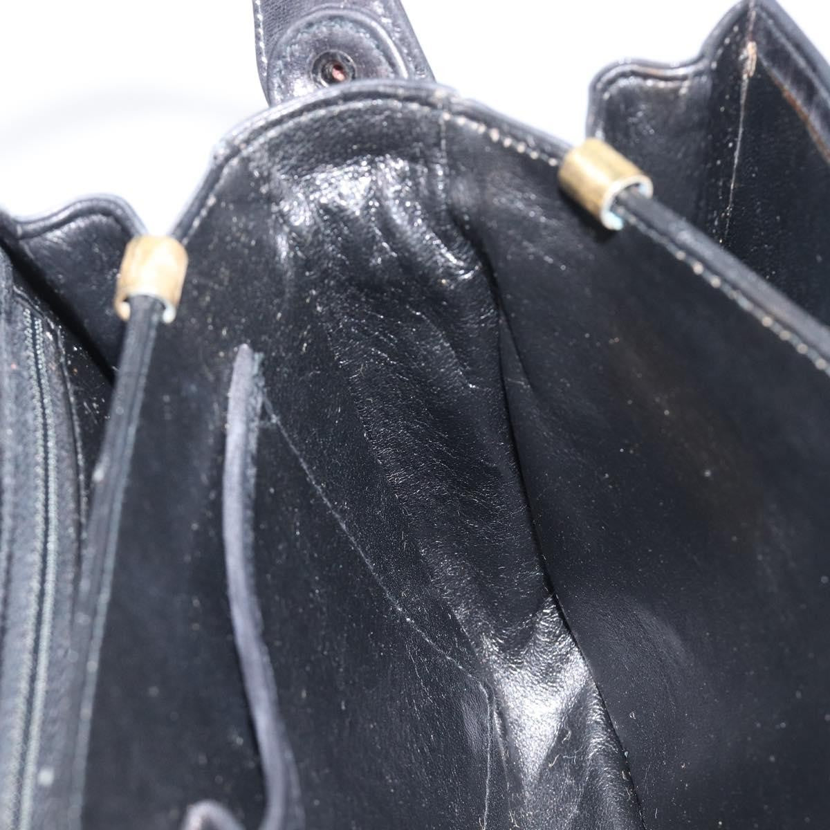 Celine Horse Carriage Leather, Black, Leather, Shoulder Bag