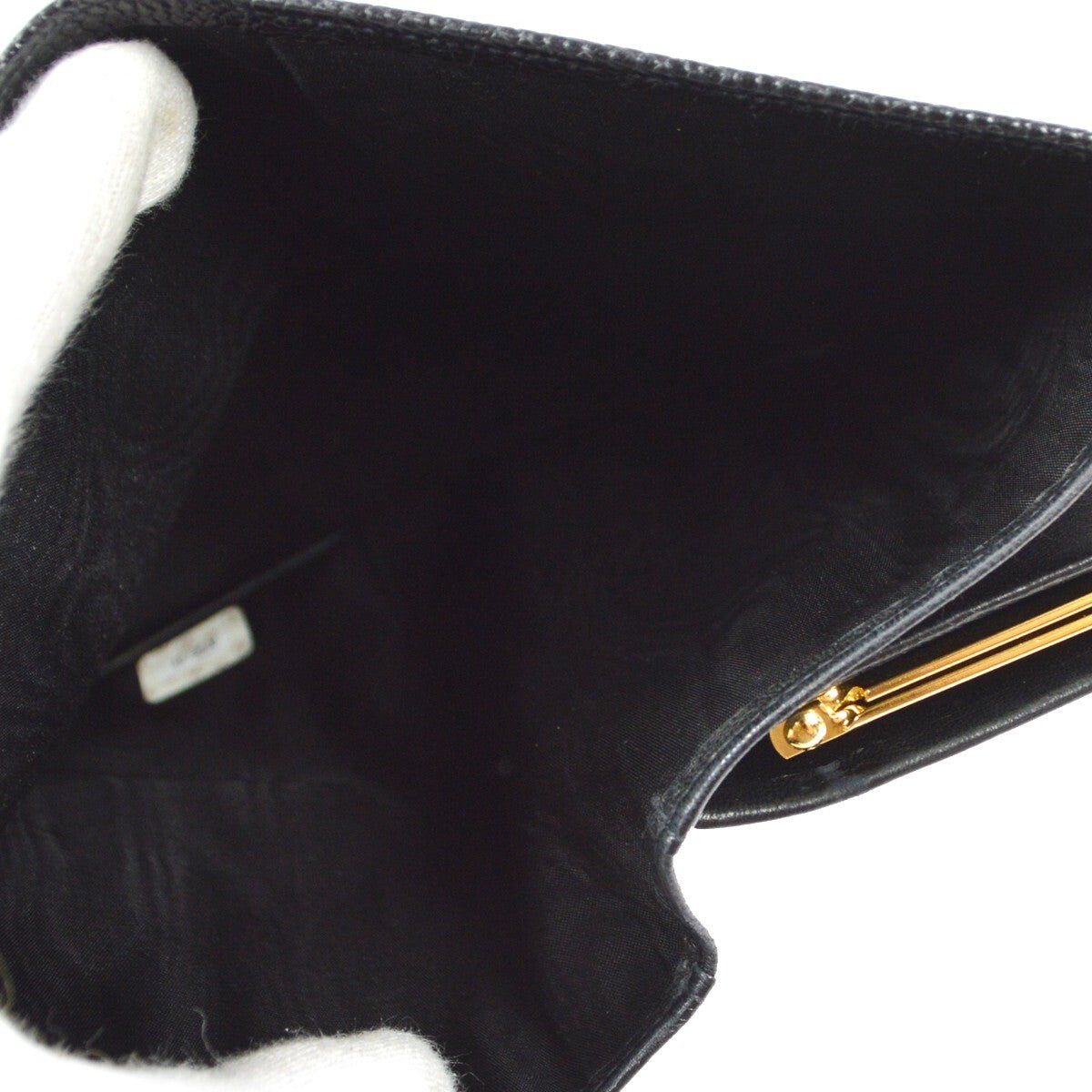 Chanel Timeless CC French Caviar, Black, Leather, Wallet