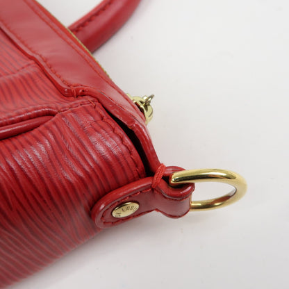 Louis Vuitton Dhanura Epi Leather, Red, Leather, Handbag