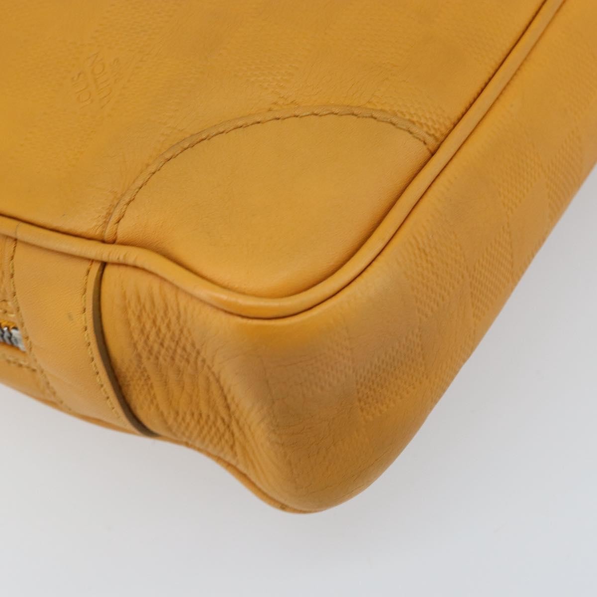 Louis Vuitton Porte-Documents Voyage Damier Infini Leather, Yellow, Leather, Briefcase