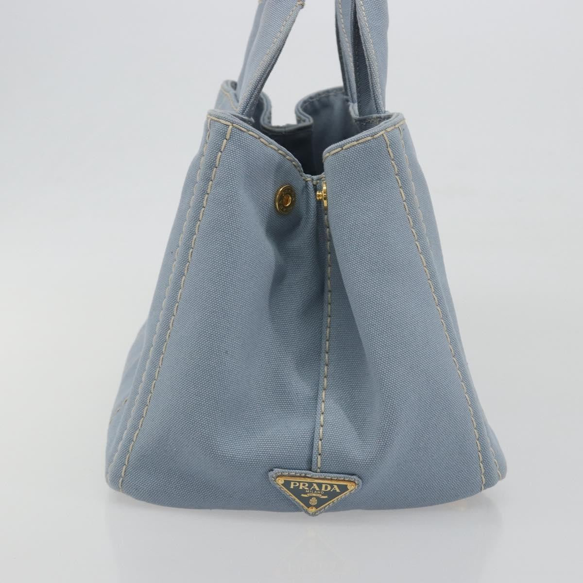 Prada Canapa Canvas, Blue, Canvas, Tote Bag