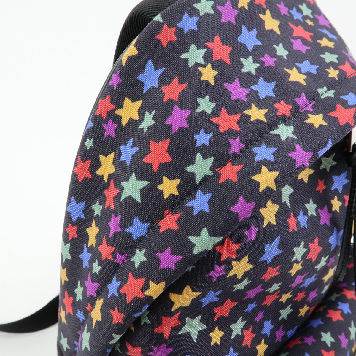 Saint Laurent City Printed Corduroy, Multicolour, Canvas, Backpack