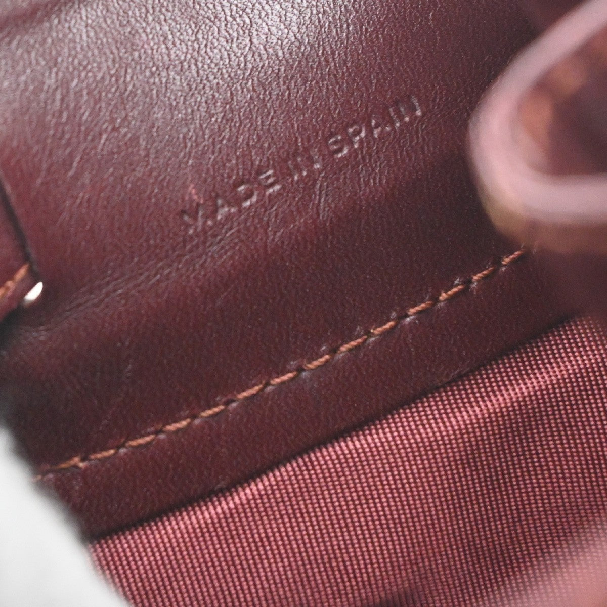 Cartier Must de cartier Leather, Burgundy, Leather, Shoulder Bag